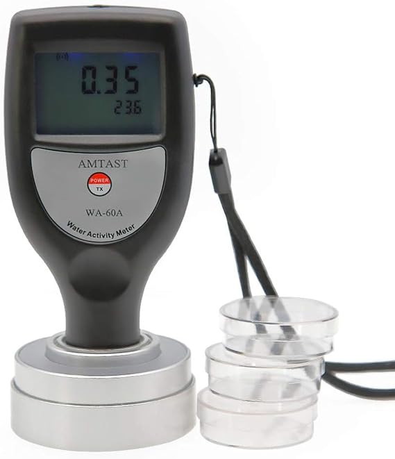 Water Activity Meter Smart Food Water Activity Meter For Food Water Activity Meters Monitor With Range 0 to 1.0AW Accuracy 0.02aw LCD Digital Display