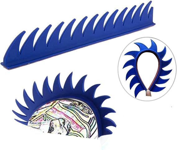 Mohawk Wig for Helmet Decoration, Reusable Hawk Design (Helmet Not Included)