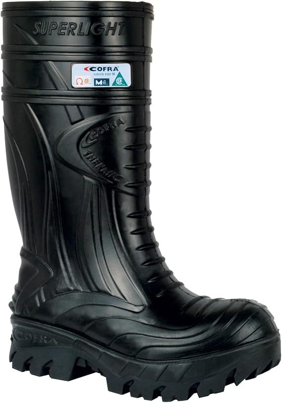 Cofra 00040-CU3.W07 Thermic Metguard EH PR Safety Boots, 7, Black