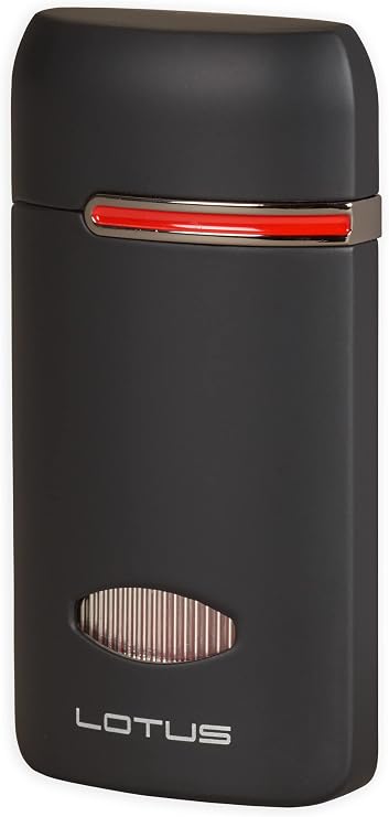 Lotus Lighter L76 Matrix Triple Jet Lighter w/Cigar Punch (Valencia Orange)