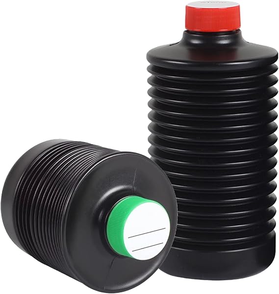 Adjustable Volume Dark Chamber Chemical Bottle Chemical Resistant HDPE Construction Safe Sealing Photo Supplies Compressible Developer Container