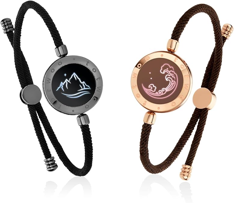 TOTWOO Long Distance Touch Bracelets with Vibration Function