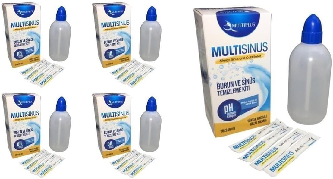Multi Sine Rinse Nose And Sinus Cleansing Kit - Pack of 5