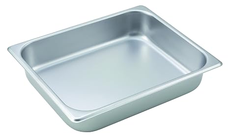 Winco SPH2 44198 Size Pan 2 1/2" (NSF), Stainless Steel, Medium