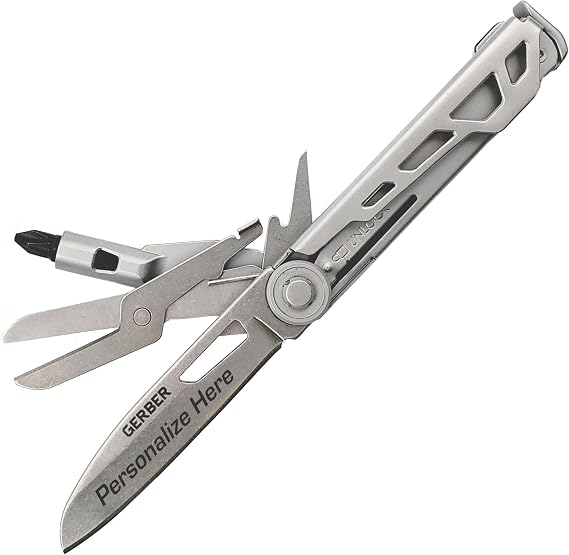 Custom Laser Engraved Gerber Armbar Drive Multi-tool Onyx