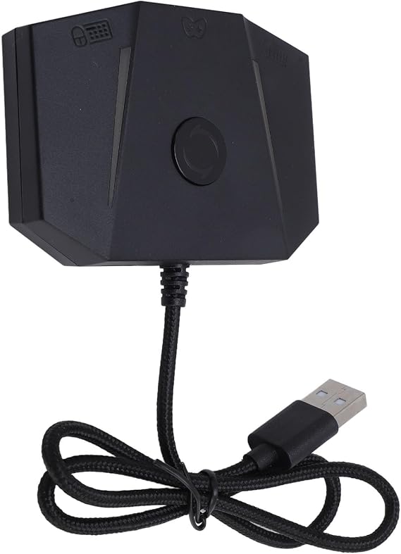 Keyboard Mouse Adapter Converter for PS4, Series X S 1, Switch, MNK Adapter with 3.5mm Audio Jack for Shooting Games