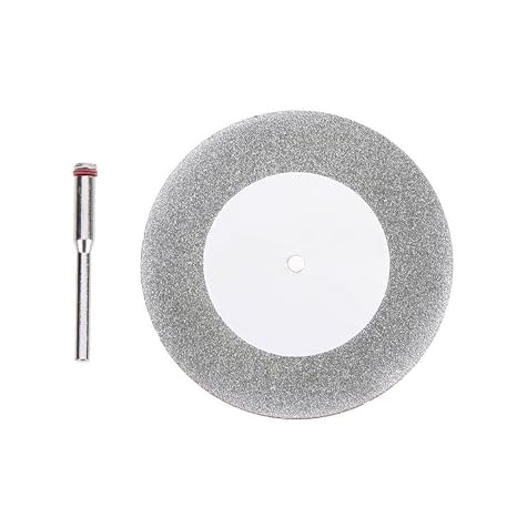 1pcs 60mm Diamond Cutting Disc Mandrel Accessories Mini Circular Saw Blade Electric Saw for Drill Steel Rotary Cutting Tool