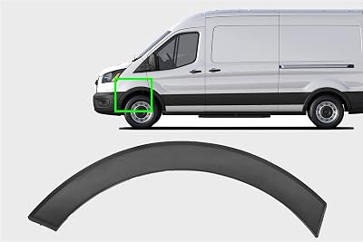 MJD Auto Parts REPLACEMENT FOR FORD TRANSIT 2015-2022 LEFT DRIVER SIDE FENDER FLARE MOLDING TRIM 150 250 350