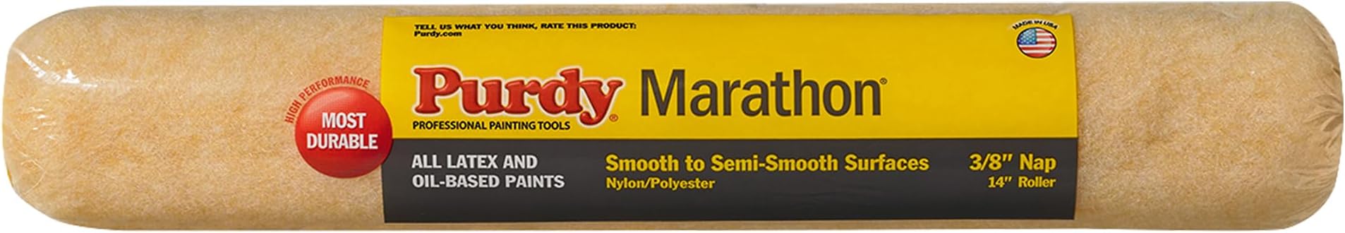 Purdy Marathon Roller Cover, 14 in. x 3/8 in., 1 Each