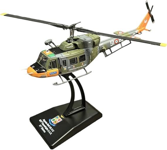 1:100 Helicopter Model with Base, Desktop Decoration, Aircraft Toy,