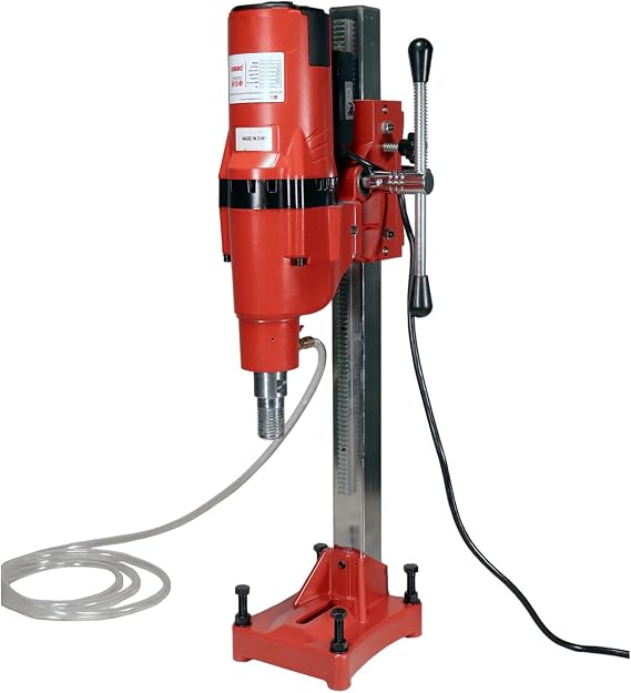 3700W 510RPM 7in. 180 Diamond Wet Core Drill Rig with Vertical Stand
