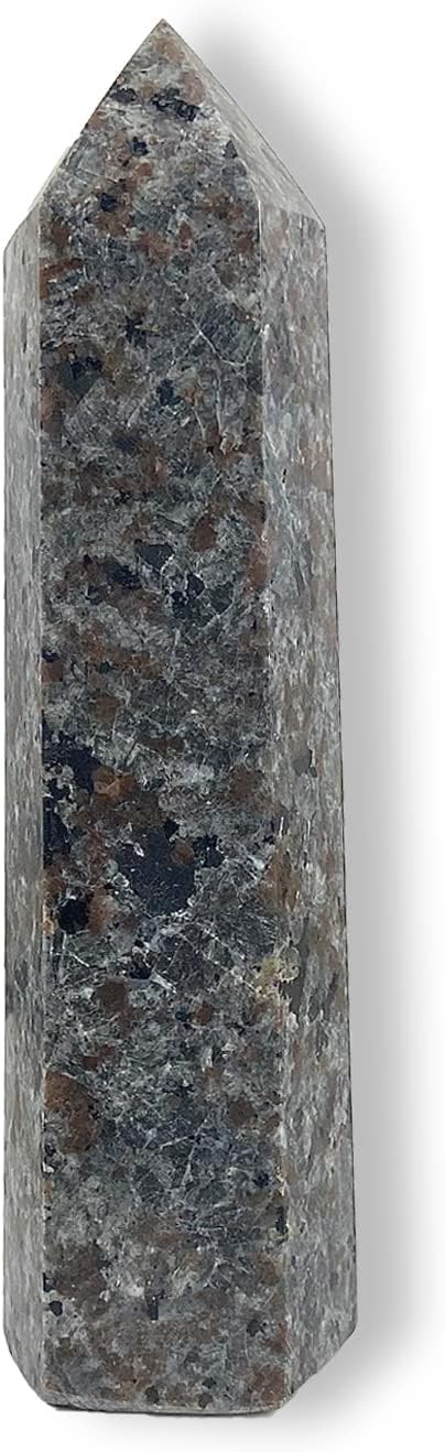 Natural Flame Stone Obelisk Tower Wand Syenite Fluorescent Sodalite for Home Decor