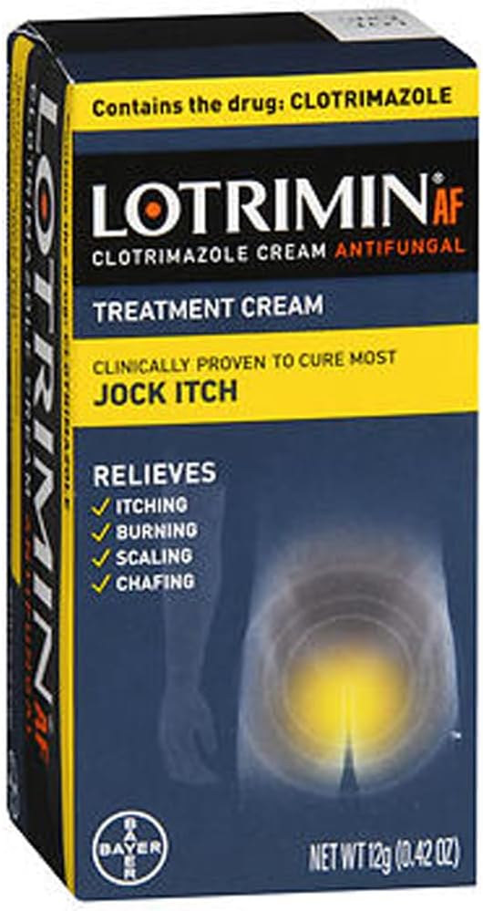 Lotrimin AF Jock Itch Antifungal, Jock Itch, and Athletes Foot Cream, 0.42 Ounce Pack of 1 Packaging May Vary