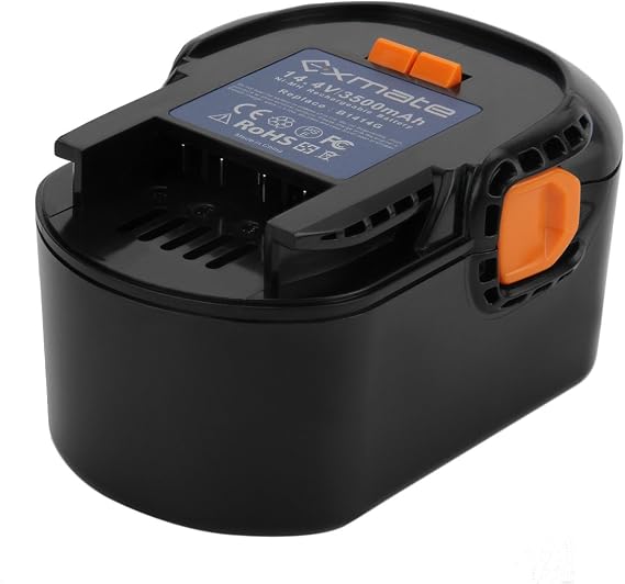 Exmate 14.4V 3.5Ah Ni-MH Replacement Battery Compatible with Ridgid R83015 130252003 130254002 130254008, 14.4V Ni-MH Battery