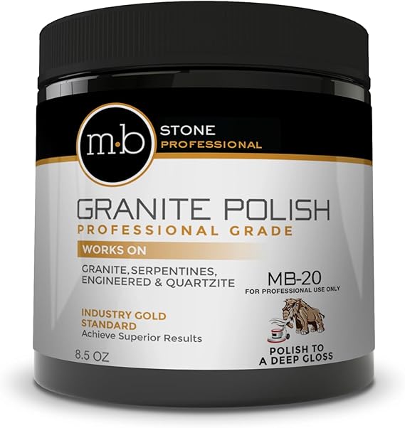 MB-20 Stone Granite Polishing Compound 8.5 Oz. for Professional use only