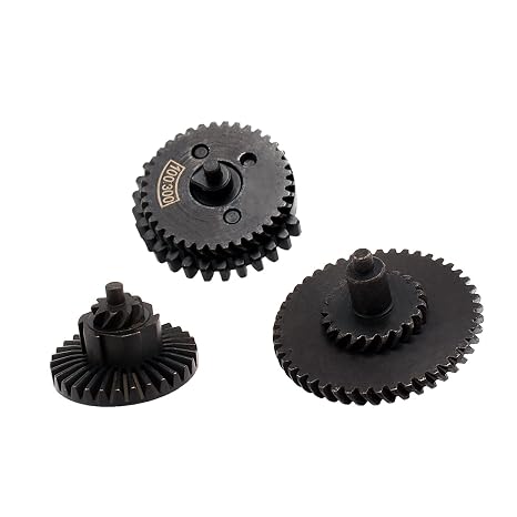 gear motor，gearsmetal upgrade parts, Gear Set for 9:1 13:1 16:1 18:1 32:1 100:200 100:300 High Speed Gear Set Accessories for Ver.2/3 AEG Gel Blaster Gearbox (Size : Gear Set 100 200) (Color : Gear S