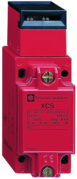 Telemecanique Sensors XCSA503 Safety Interlock, Non-locking, 2 NO + 1 NC, 1/2 NPT Cable Gland, Metal Enclosure
