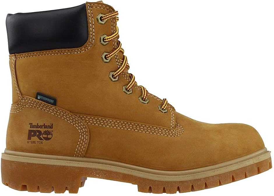 Timberland PRO Men's Direct Attach 6 Inch Soft Toe Insulated Waterproof Work Boot, Marigold