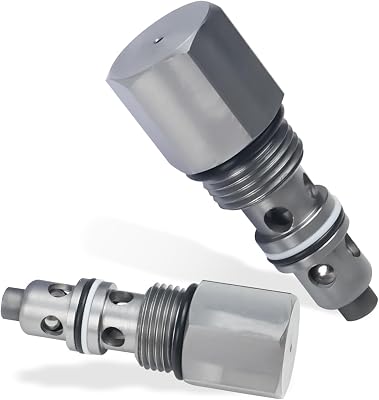 SU9500085P Hydro Check Relief Valves Fit for John Deere IH International Cub Cadet MTD 105 129 1210 1250 1860 Replaces SU9500085, 123481C2, IH-123481-C1, IH-123481-C2, IH-394872-R91 Auto 2 PACK