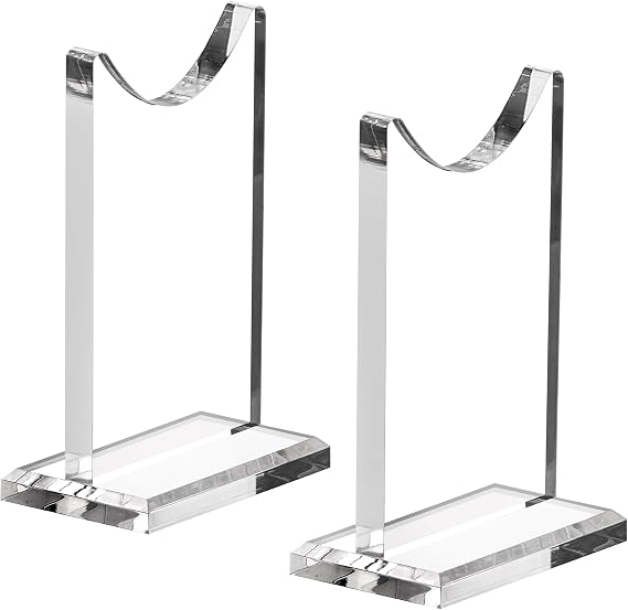 SANRUI Acrylic Sword Stand, Adjustable Lightsaber Stand 2/Set, Clear