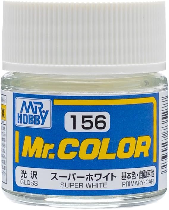 GSI Creos C156 Gloss Super White 10ml, GSI Mr. Color