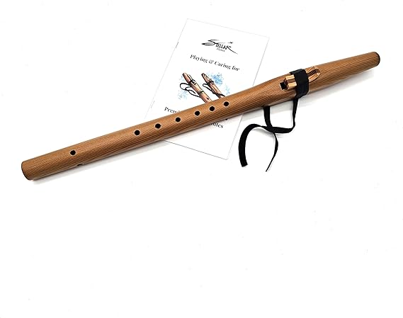 Beginner Native American Style A Flute Package for Small Hands with Book (Bag Not Included) by Stellar Flutes