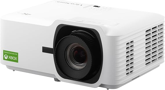 ViewSonic LX700-4K UHD 4K Laser Projector for Gaming & Home Theater, 3500 ANSI Lumens, 240Hz, 4.2ms Ultra-Fast Input, 300" Display, HDR, 3000000:1 Contrast, Auto H/V Keystone, 1.36x Zoom