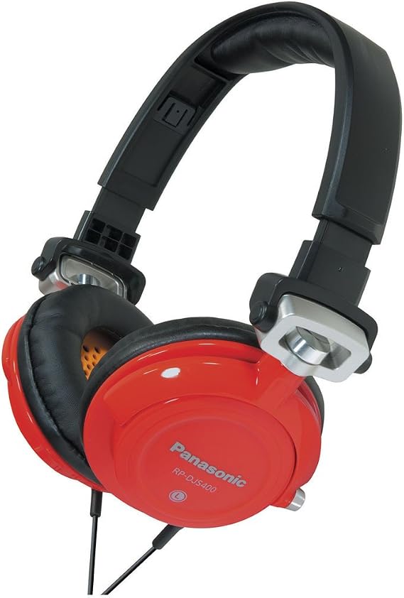 Panasonic RPDJS400R DJ Street Model Headphones (Red)
