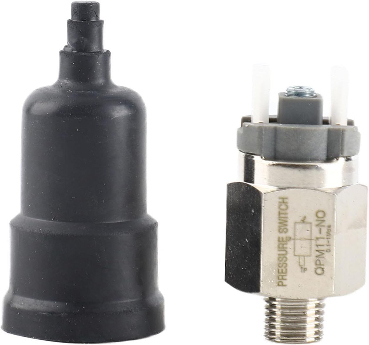 Pressure Switch G1/4in 0.1~1.0Mpa AC220V 48V AC/DC Adjustable Pump Pressure Switch Pressure Controller Switch Normally Open IP54 Level