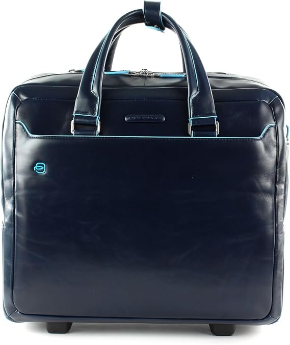 Piquadro Suitcase Bv4729b2 Pilotina Unisex Trolley Leather Blue
