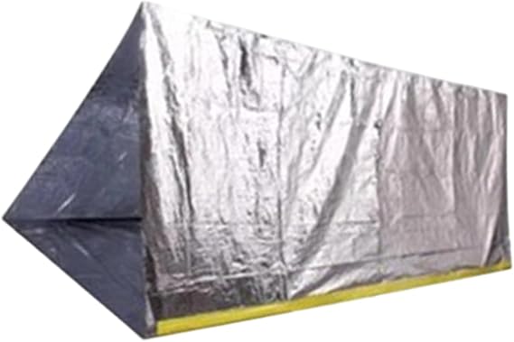 Secure Reflective Emergencies Shelter Waterproof Lifesaving Tent for Wilderness Exploration Providing Warmth Cold Proof Tent