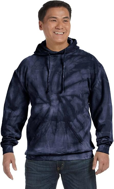 Tie-Dyed Tie-Dye 8.5 Oz Pullover Hood, XL, Spider Navy