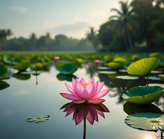 5 Lotus Seeds – Lotus Water Plant Seeds, Exotic Flowers for Garden and Ornamental Pool, Easy Growing Aquarium and Decorative Plant