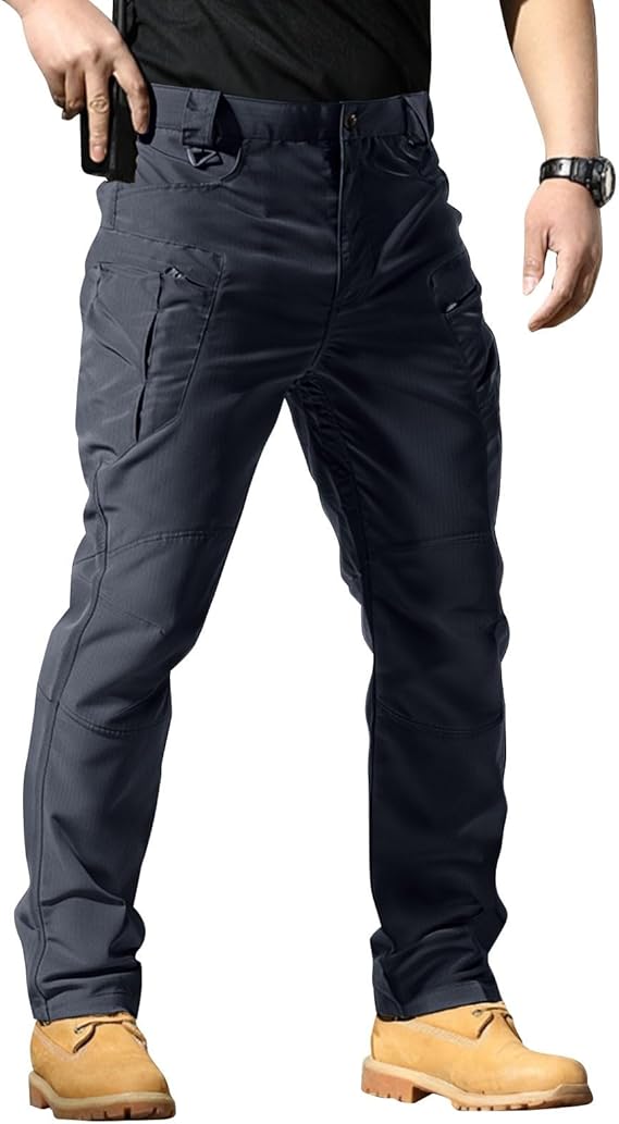 Tactical Pants for Men, Water Resistant Ripstop Cargo Pants, Multifunction Work Hiking Pants, Outdoor Apparel 2026