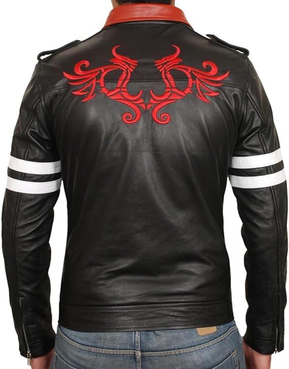 Mens Prototype Alex Mercer Black Leather Jacket