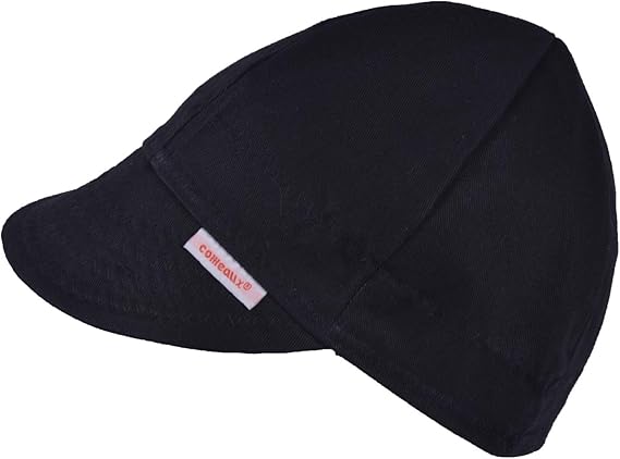 Comeaux Caps Reversible Welding Cap Solid Black 7 1/8