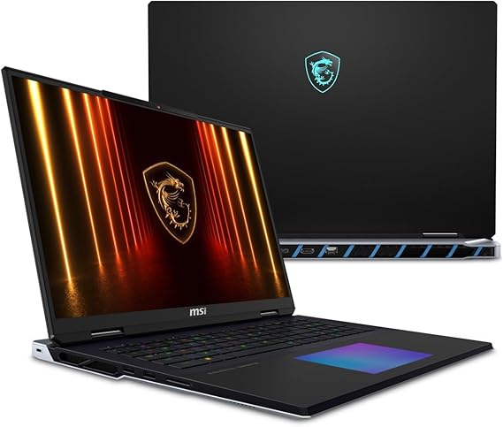 EXCaliberPC [2025] MSI Titan 18 HX AI A2XWJG-614US (Intel Core Ultra 9 285HX, 64GB DDR5 RAM, 2TB Gen5 + 4TB Gen4 SSD, NVIDIA GeForce RTX 5090, 18" UHD+ Mini LED, Windows 11 Pro) Gaming Laptop