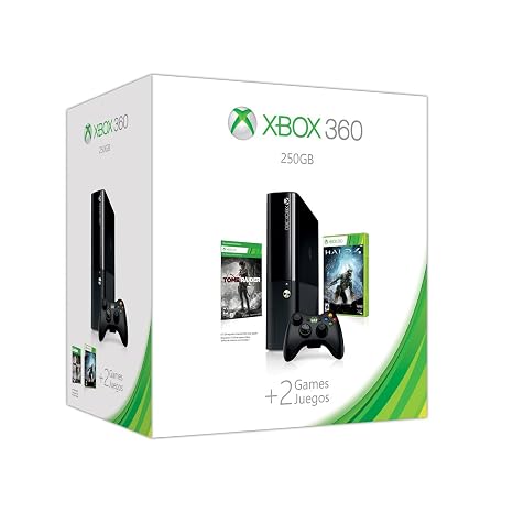Xbox 360 500GB Console Bundle (Tomb Raider & Halo 4)