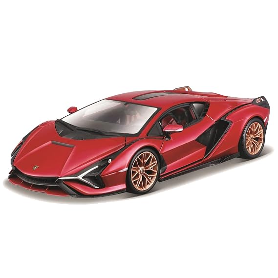 Bburago B18-21099R 1:24 Lamborghini SIAN FKP 37 RED, Various Designs and Colors