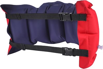 Toyvian Inflatable Swim Belt for Adults Adjustable Floating Waist Belt with Quick Release Buckle Portable Buoyancy Swim Training Aid for Beginners and Water Sports