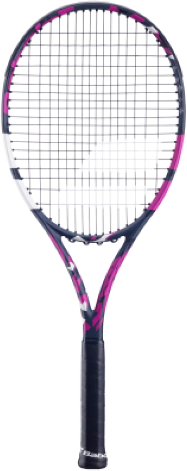 Babolat - Tennisschläger für Erwachsene Boost Aero Pink - Leichter Schläger für Damen - Besaitet und Rahmen aus Graphit für Leichtigkeit und Power beim Spielen - Farbe: GrauPink