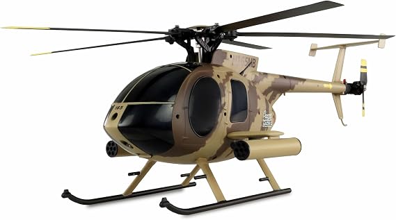 Amewi 25336 AFX MD500E Military Brushless 4-Channel 325 mm Helicopter 6G RTF Brown