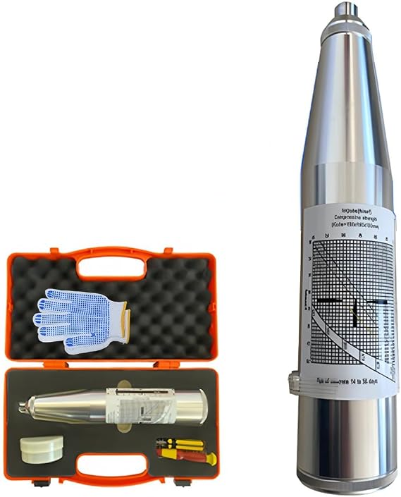 Professional Rebound Hammer - Concrete Strength Tester with 10-60 MPa Range for Buildings/Bridges/Road Construction