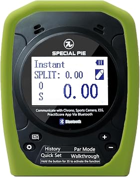 Shot Timer (Black) and Silicone Cover (Green) Bundle