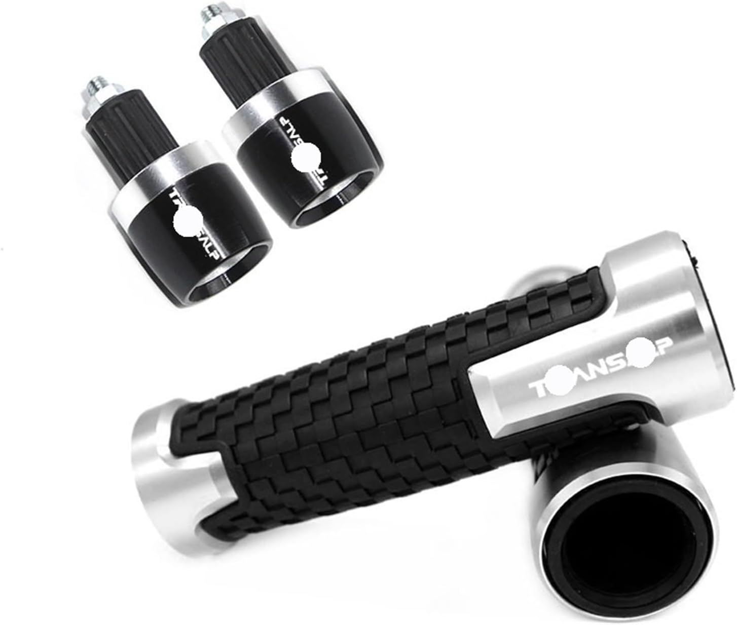 Hand Grips for Hon&da TRANSALP 600 VHVJ VKVL VMVN VPVRVS Motorcycle Accessories Aluminium CNC Hand Grips Handle Bar End Cap Kits