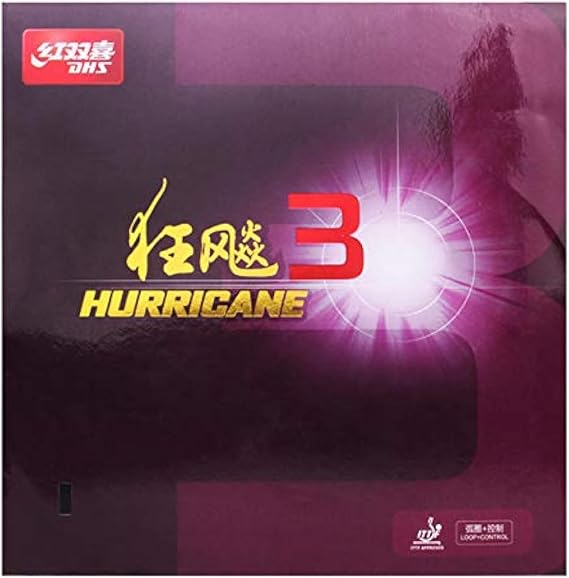 DHS Hurricane 3 Table Tennis Rubber Sheet Ping Pong Rubber