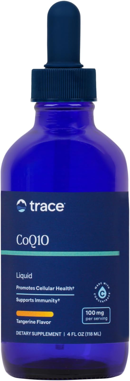 Trace Minerals Liquid CoQ10 Supplement, 4 oz