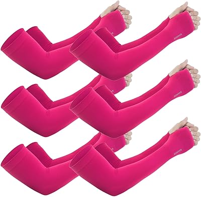 GOUNOD Gardening Sleeves to Cover Arms for Women with Thumb Holes-Sun Protection SPF Cooling Driving UV Blocking