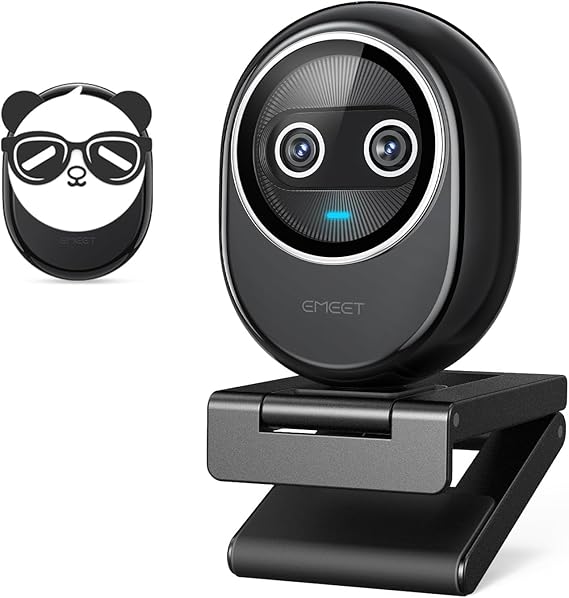 EMEET Piko+ (Piko Plus), Worlds 1st Dual-Camera AI-Powered 4K Webcam