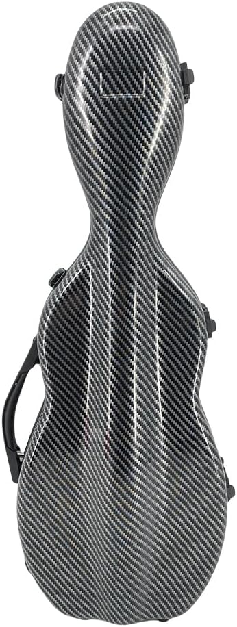 Carbon Fiber Violin Case 4/4 Full Size, Hard Shell Backpack Straps